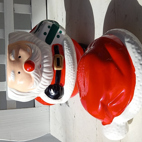 LOOMCO 1994 Ceramic SANTA Cookie Jar - Picture 2 of 7